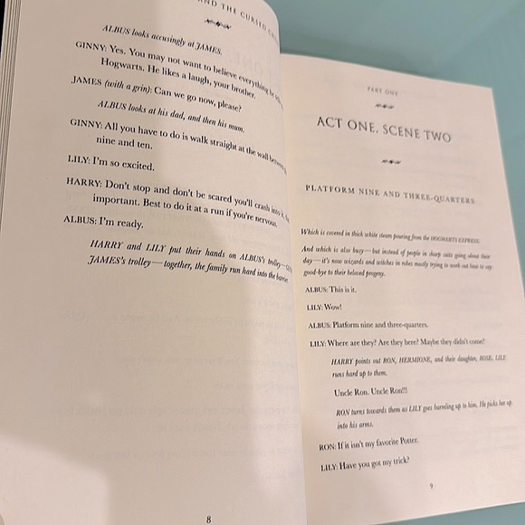 Harry Potter and the Cursed Child parts 1&2 SPECIAL REHEARSAL EDITION SCRIPT - Picture 12 of 13